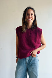 Ella debardeur bordeaux