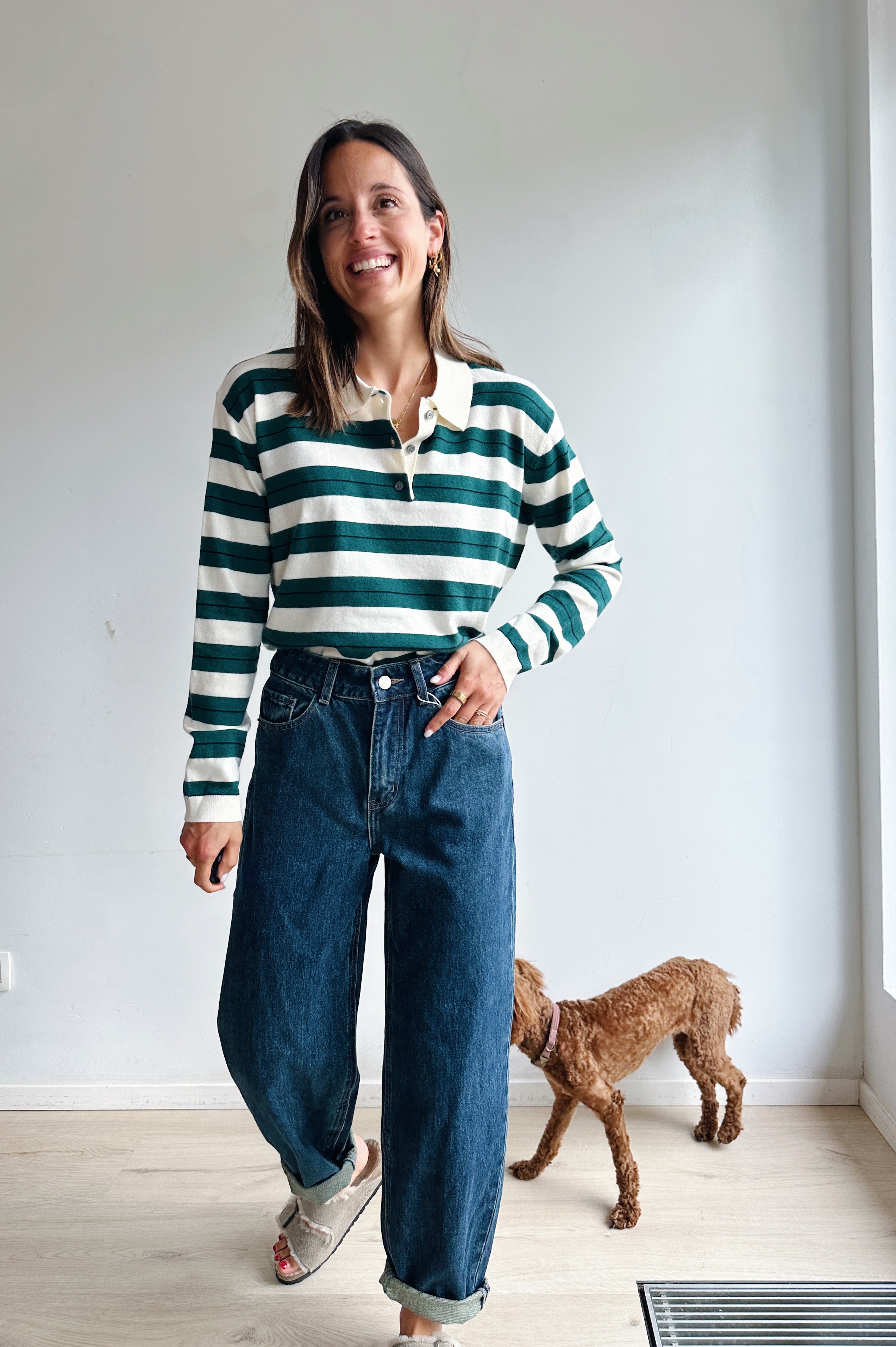Axelle polo ecru