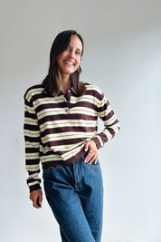 Axelle polo bruin