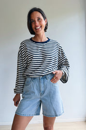 Liva longsleeve marine