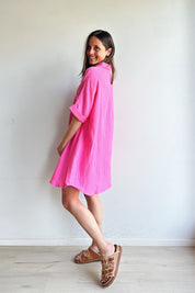 Lolo jurk fuchsia