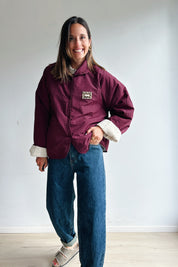 Lotta reversible jas bordeaux