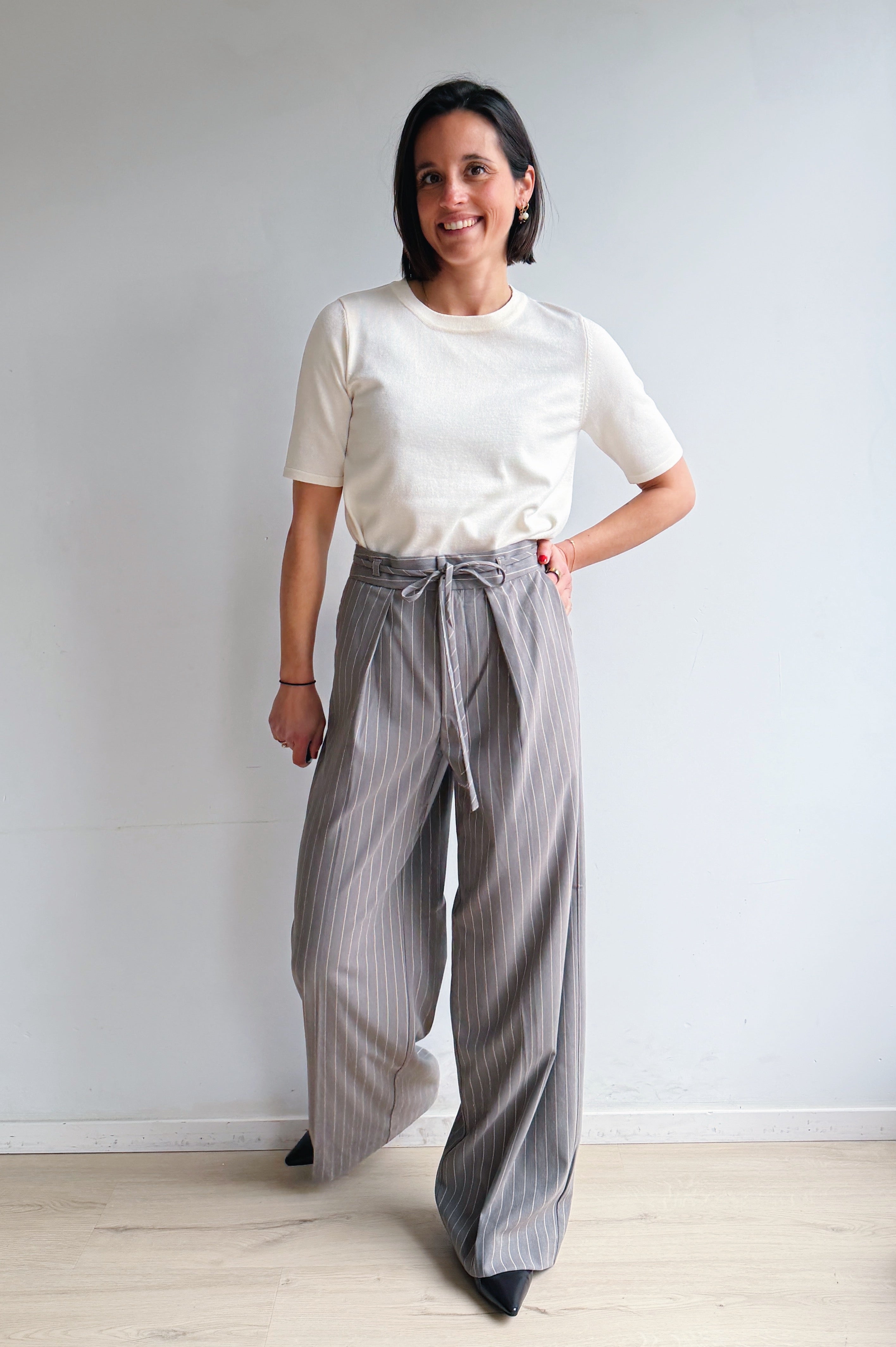 KAmeril wijde pantalon