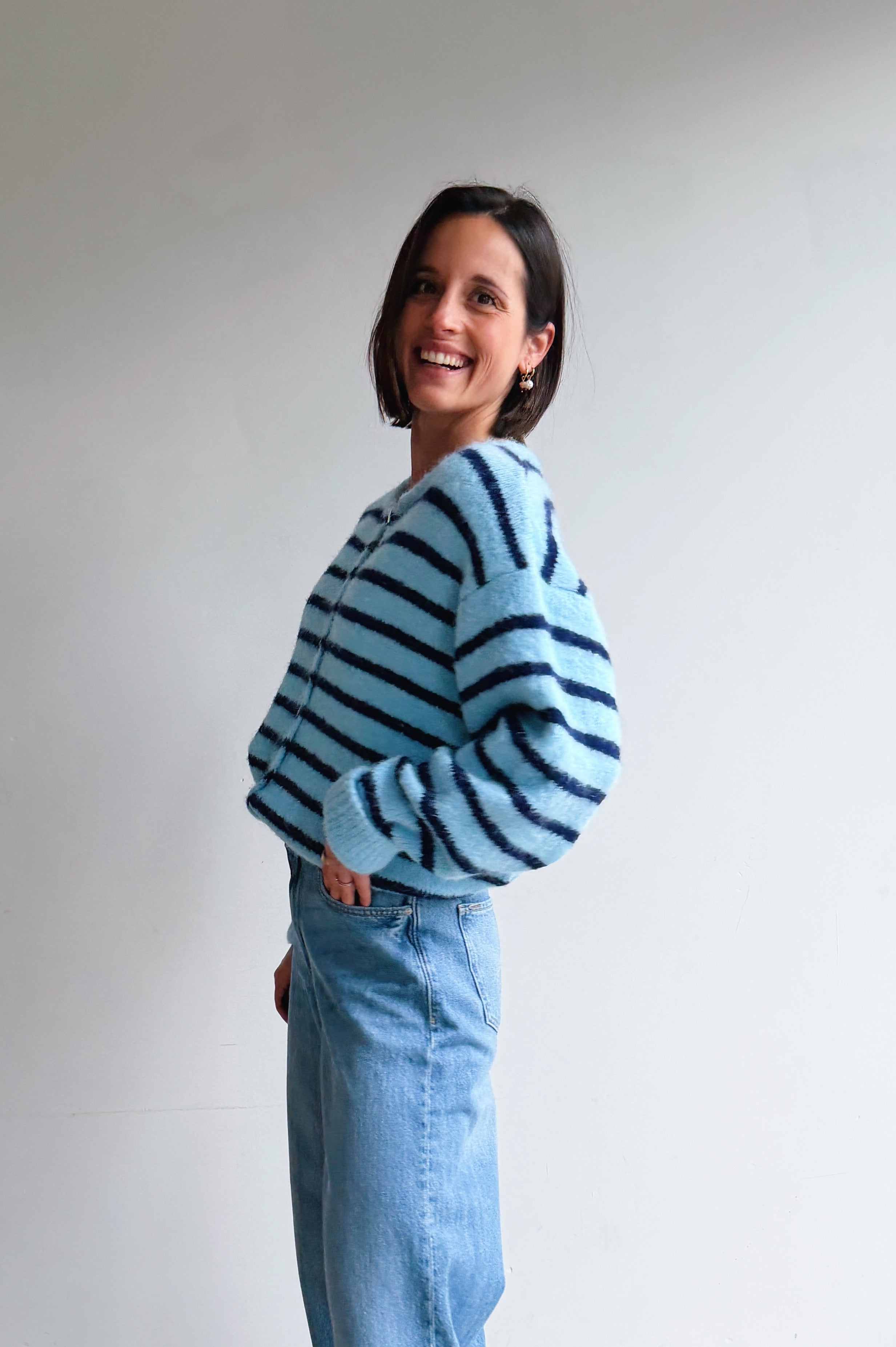 Vicky gilet blauw/marine