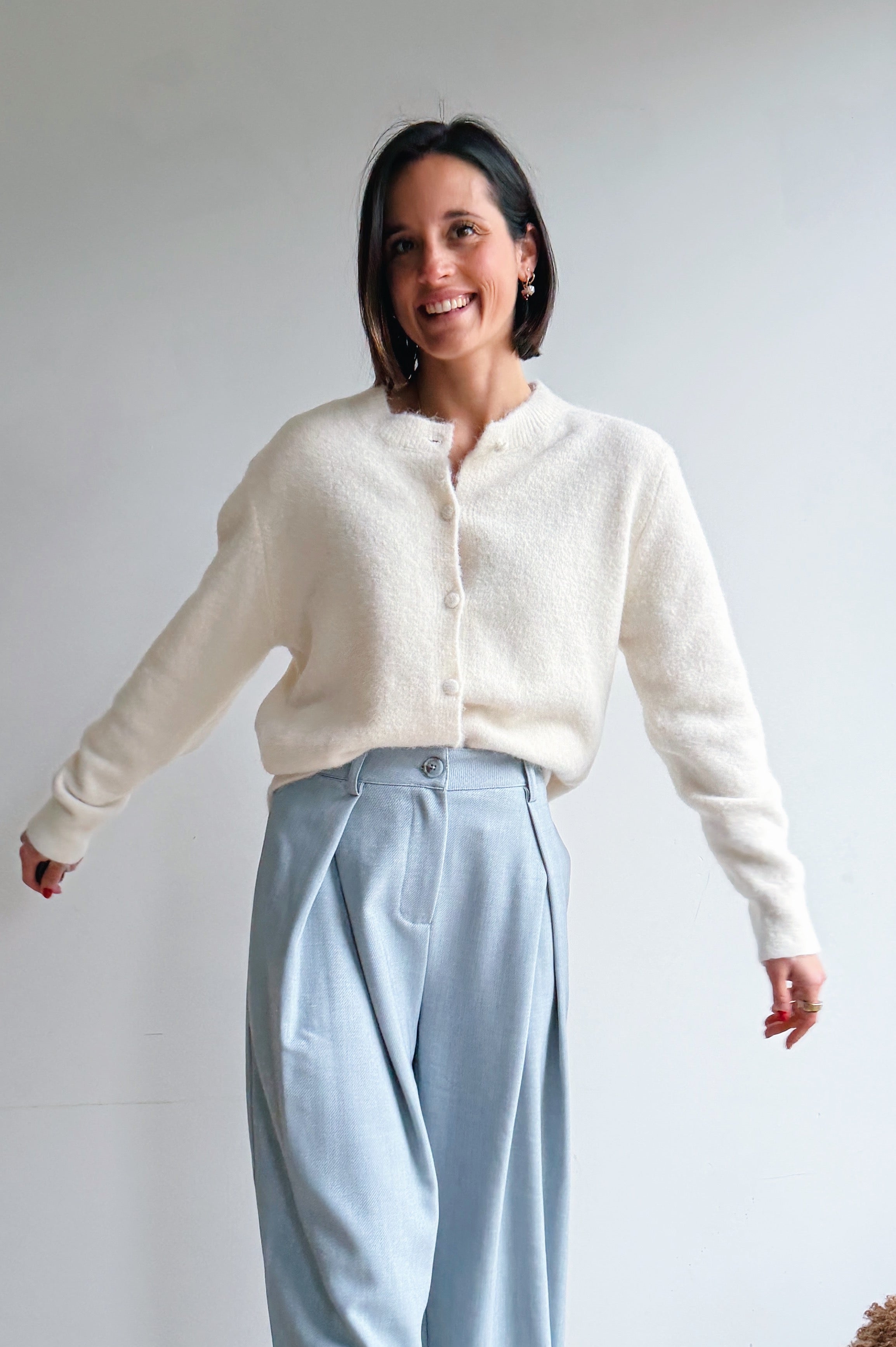 Melly gilet + sjaaltje