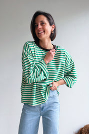 Lieva longsleeve groen