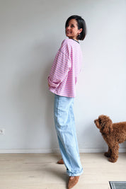 Lieva longsleeve roze