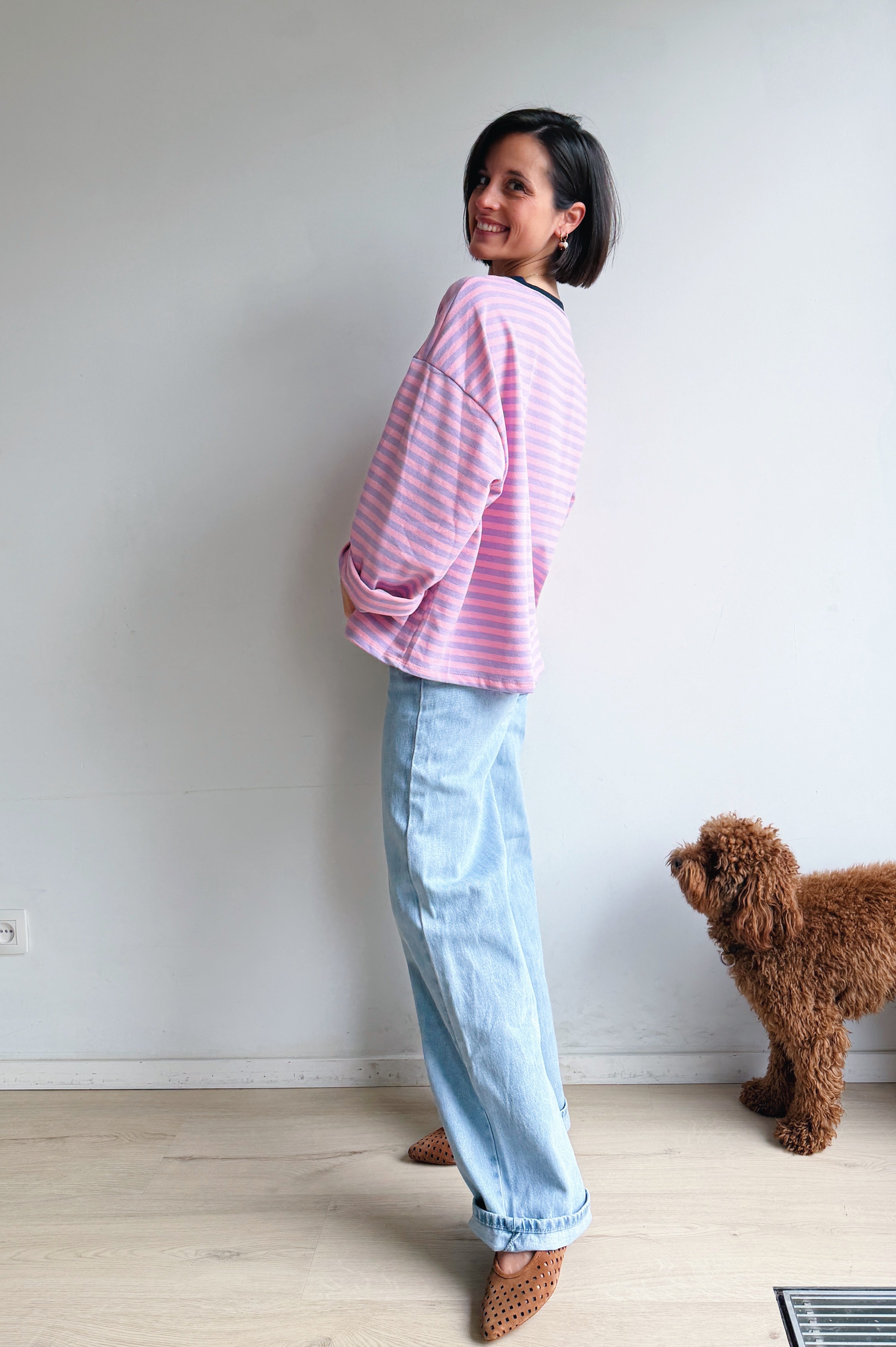 Lieva longsleeve roze