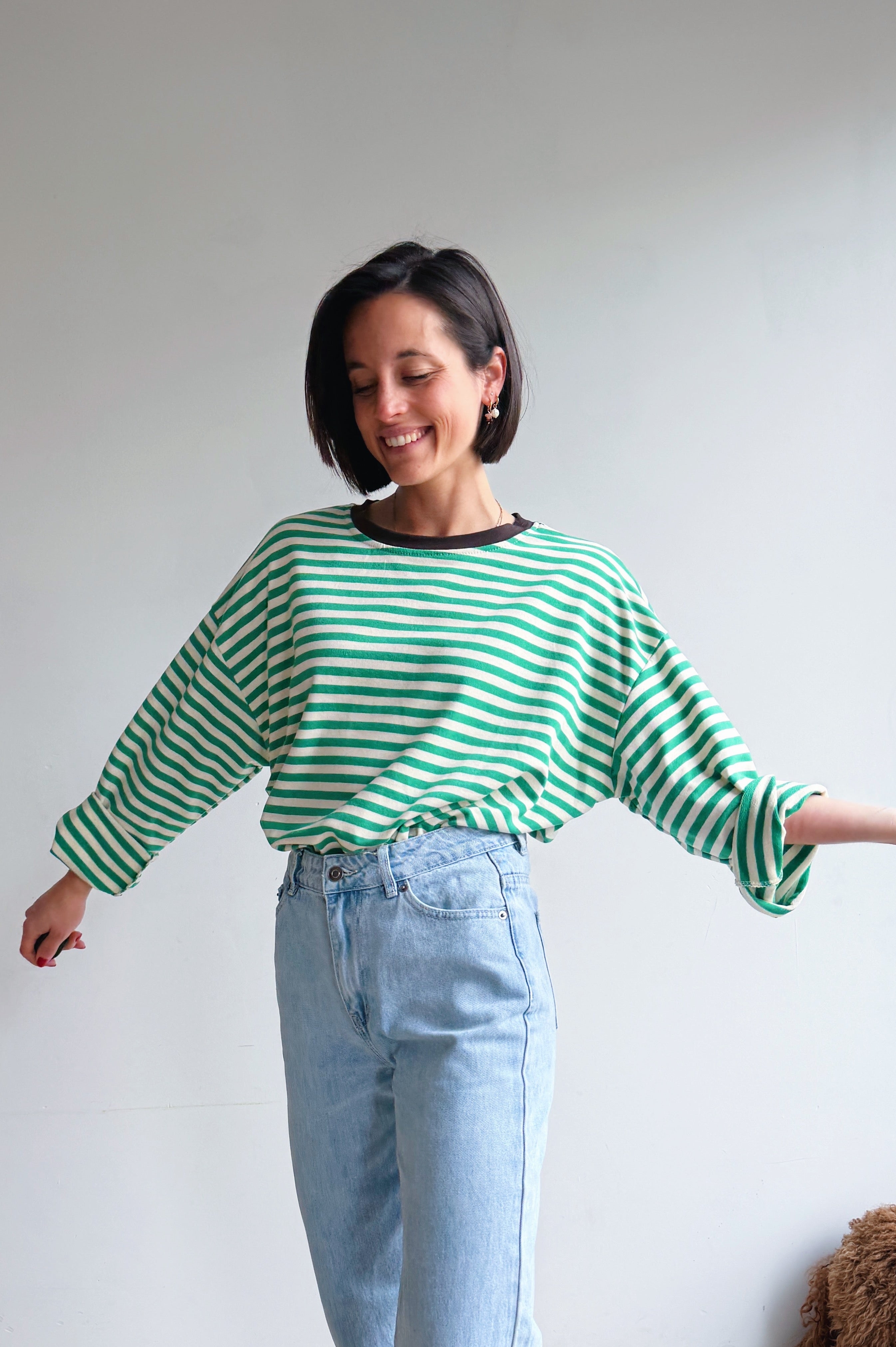 Lieva longsleeve groen