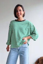 Lieva longsleeve groen