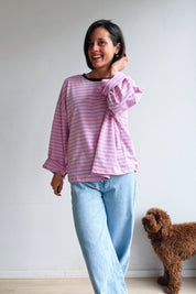 Lieva longsleeve roze