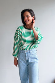 Lieva longsleeve groen