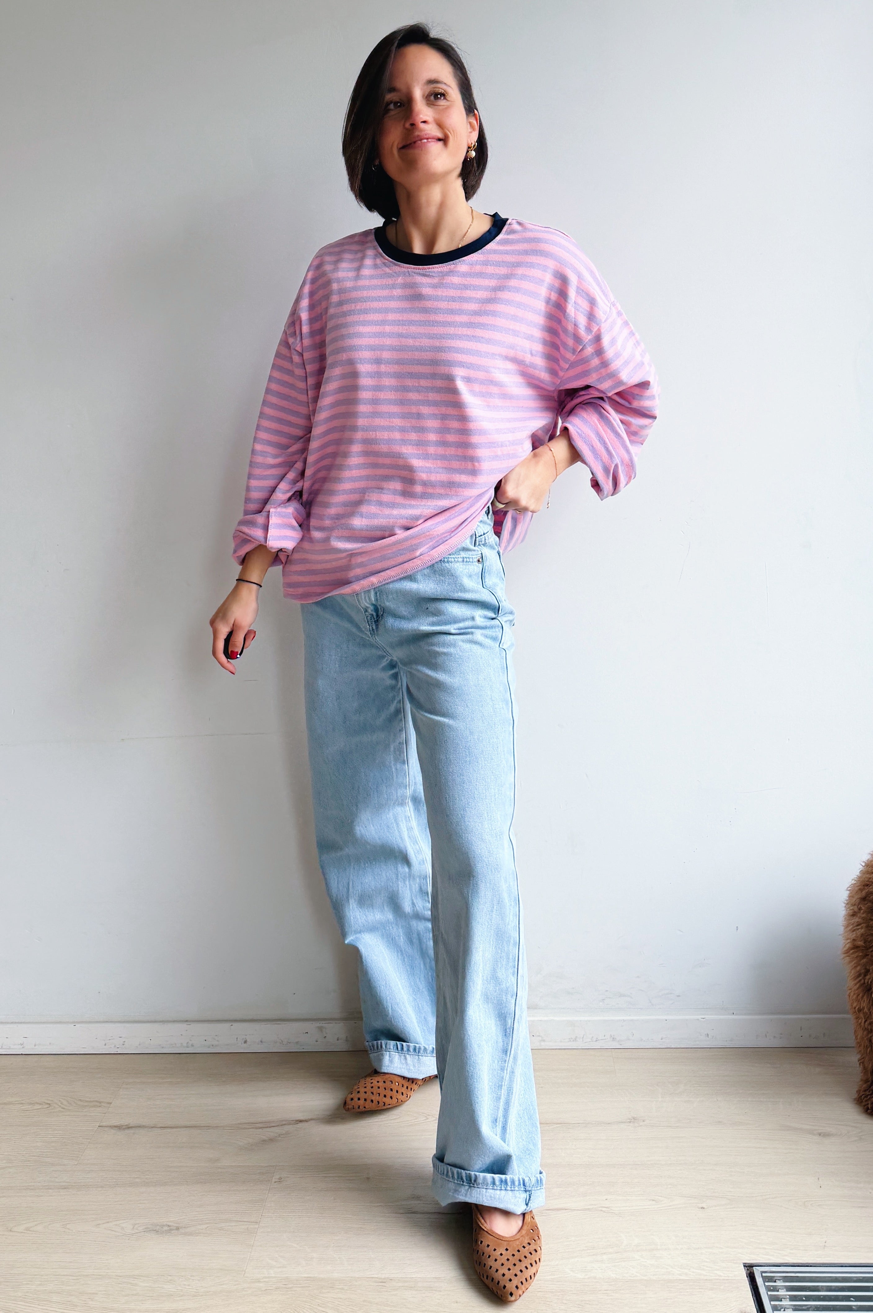 Lieva longsleeve roze