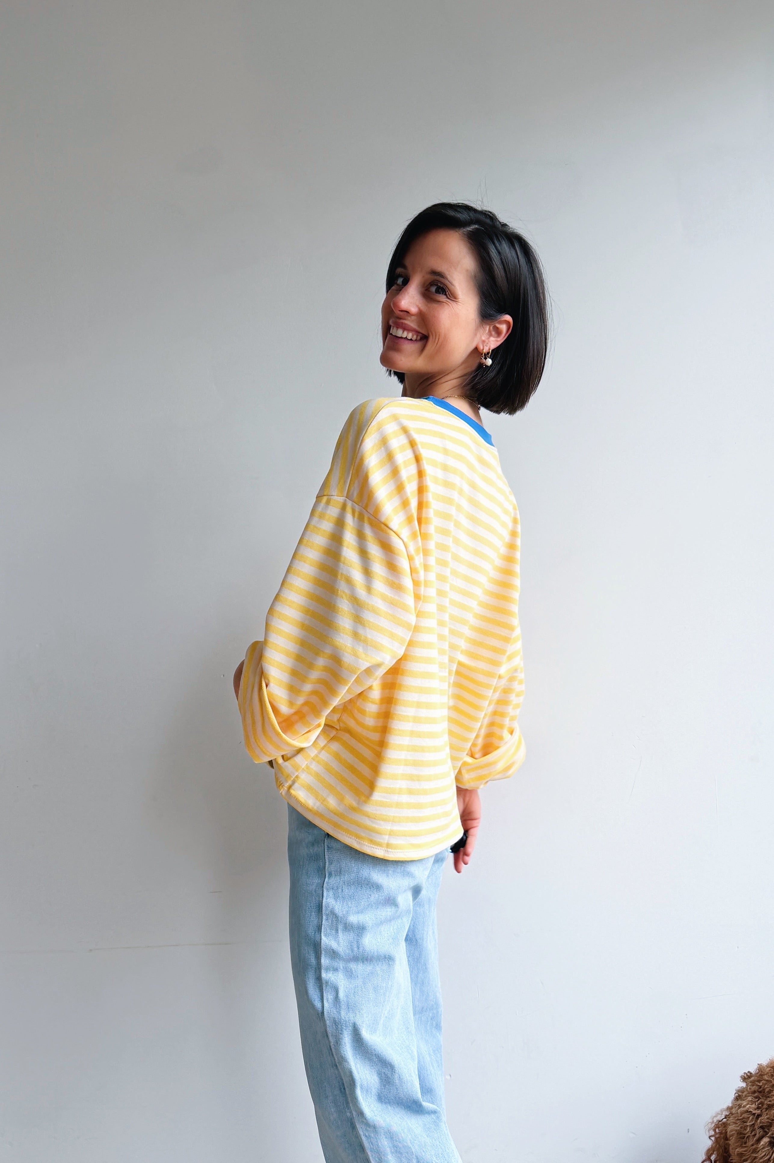 Lieva longsleeve geel