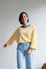 Lieva longsleeve geel