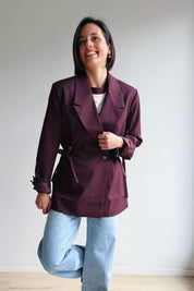 Anina blazer wijnrood