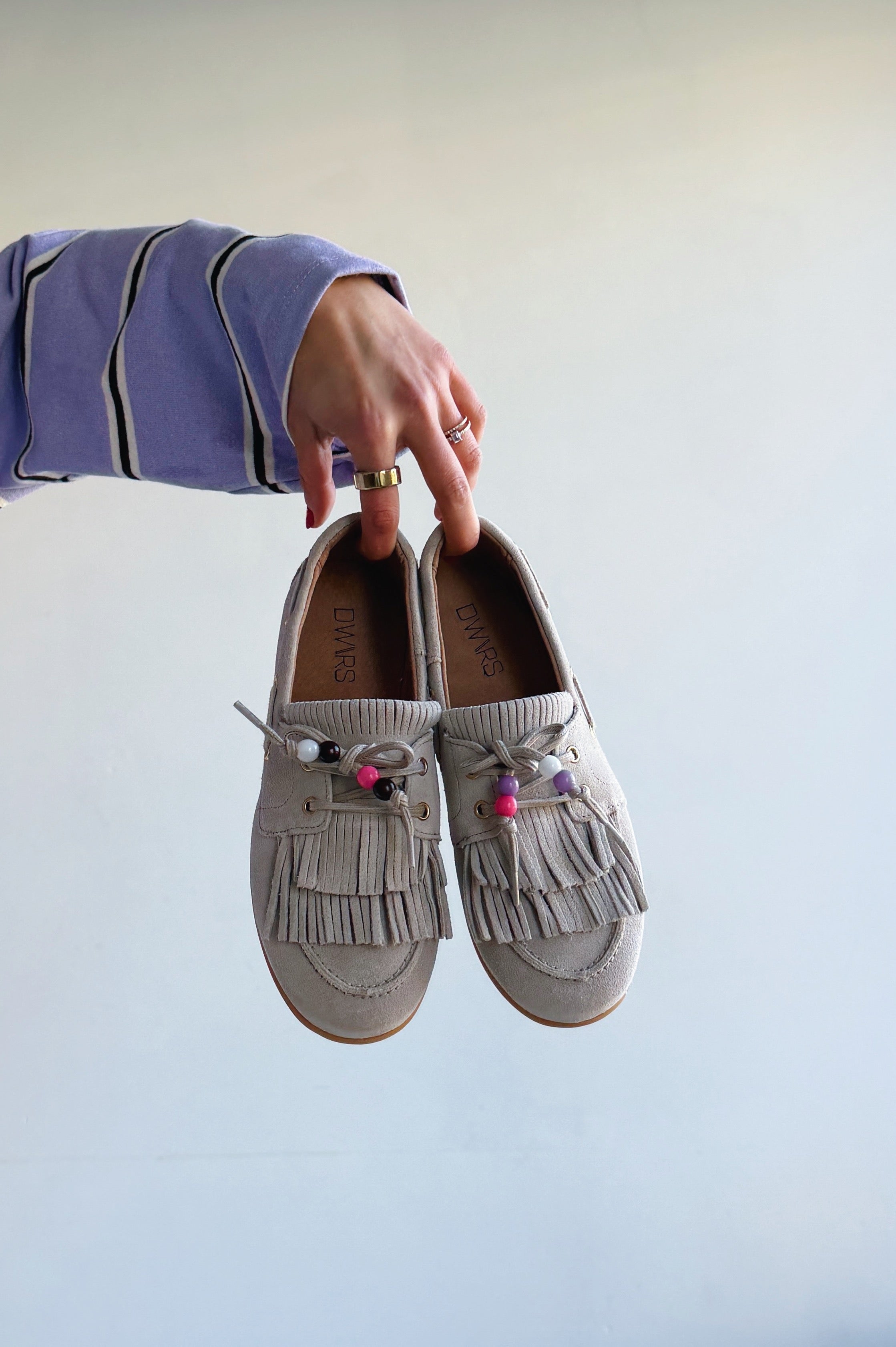 Latty fringes schoen