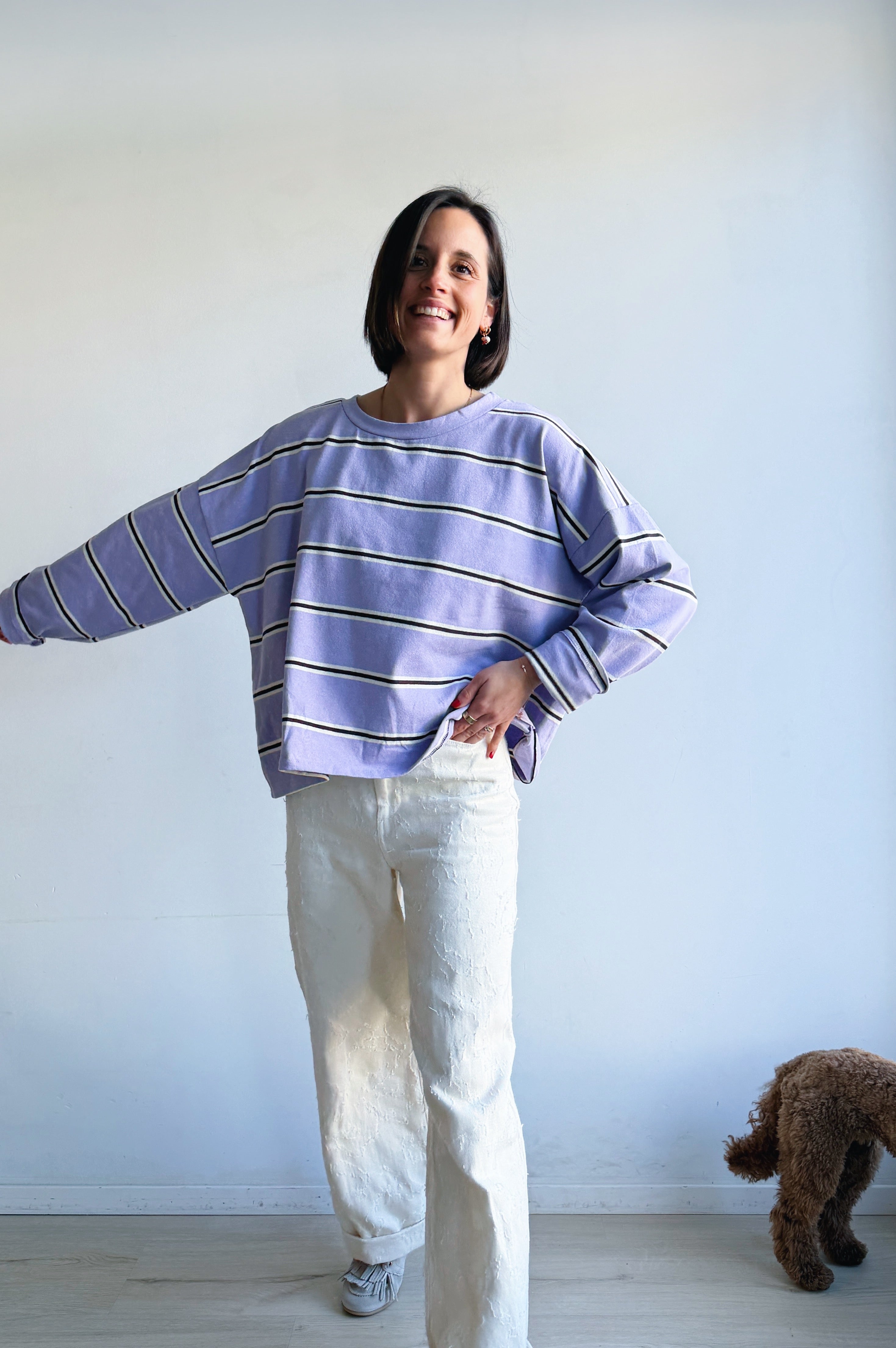 Jozefien longsleeve lila