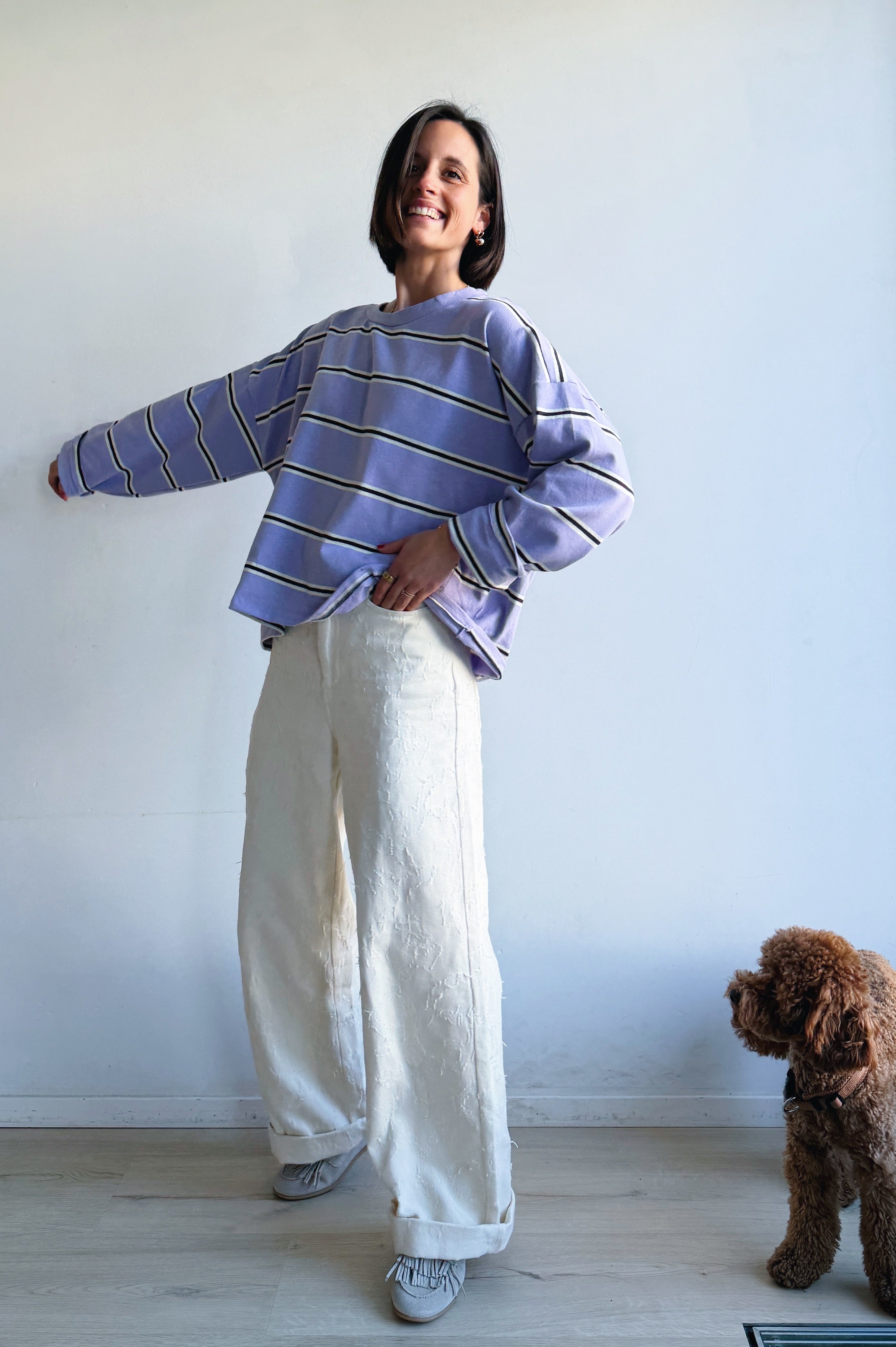 Jozefien longsleeve lila