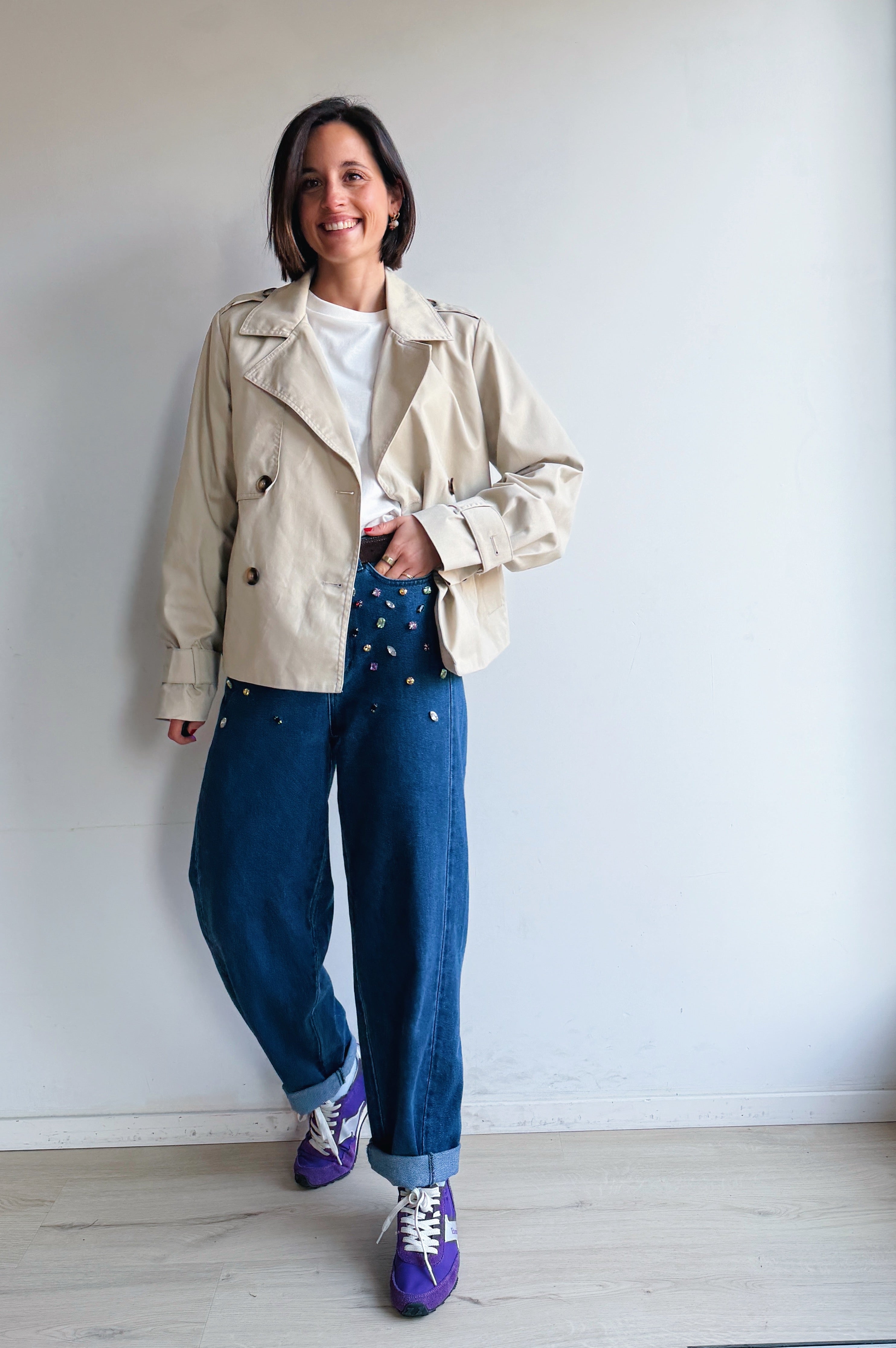 KApatricia trenchcoat kort