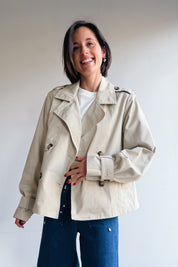 KApatricia trenchcoat kort