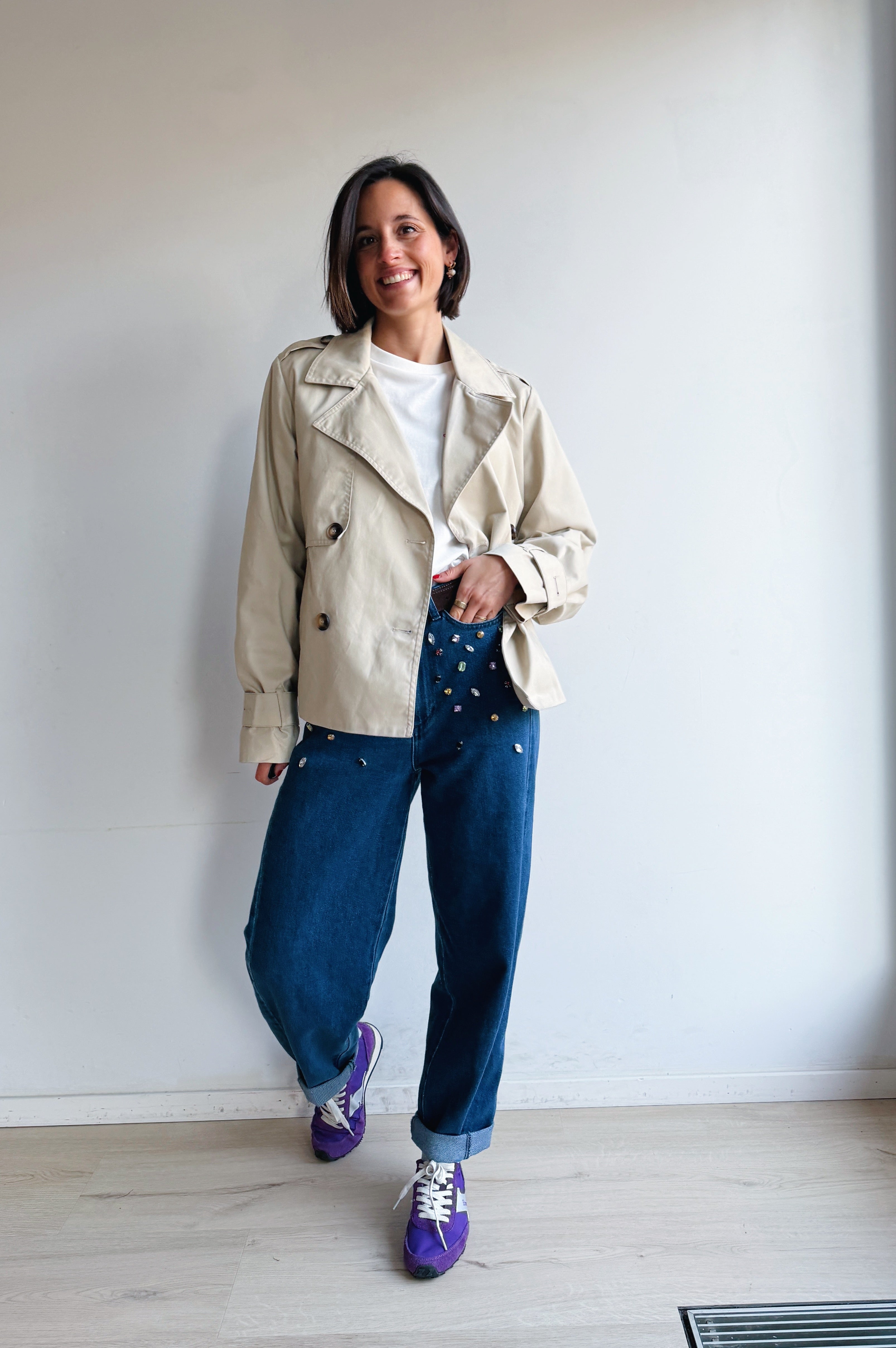 KApatricia trenchcoat kort