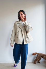 KApatricia trenchcoat kort