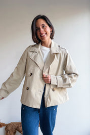 KApatricia trenchcoat kort