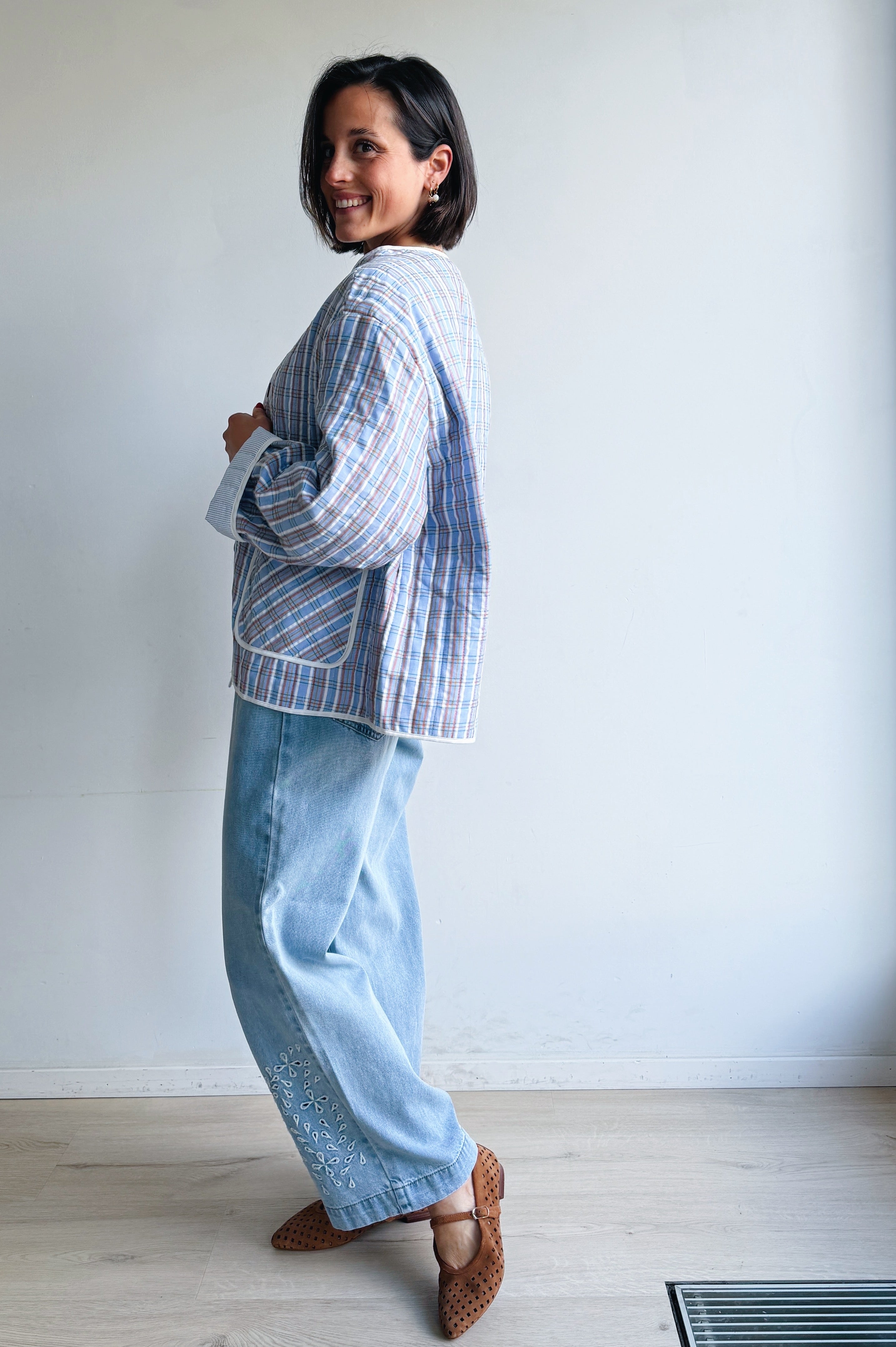Amine jasje blauw