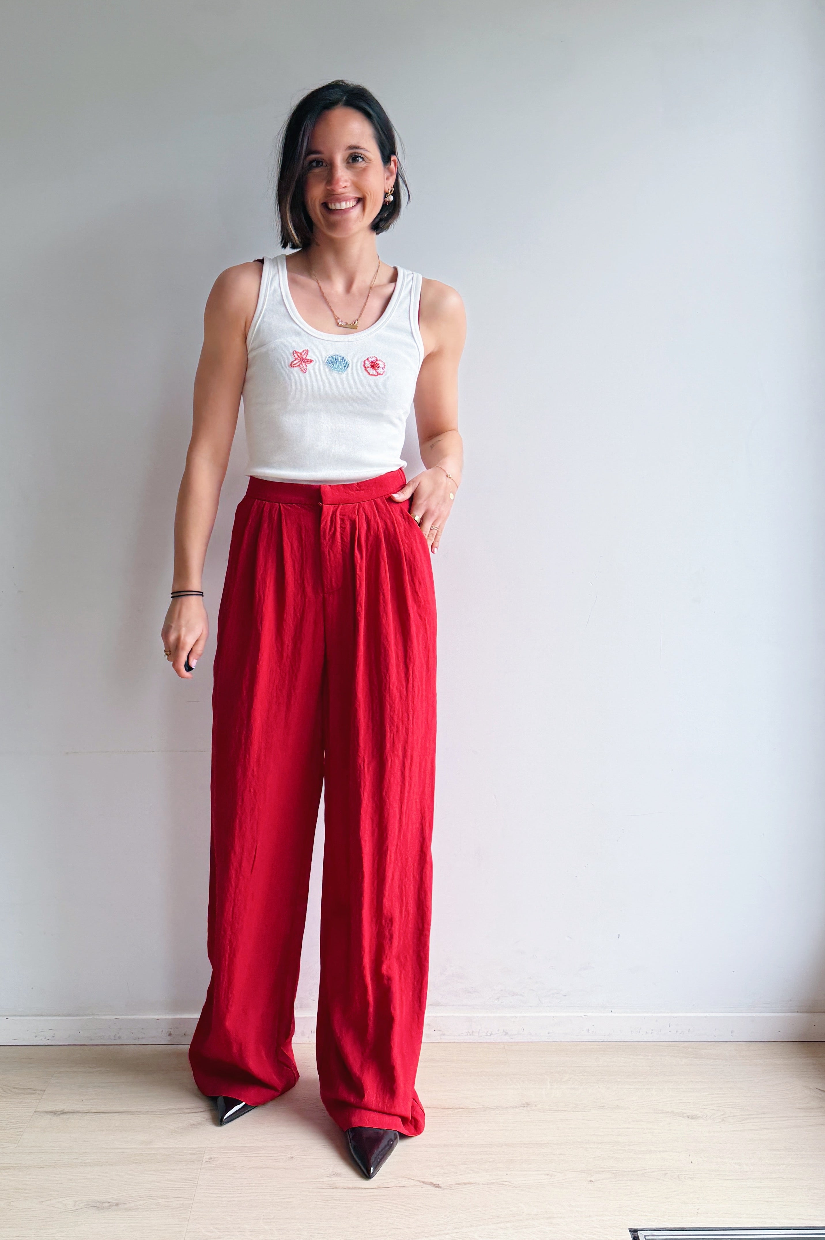 Misk broek rood