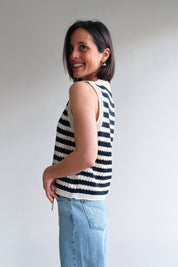 Delphine top marine