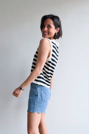 Delphine top marine
