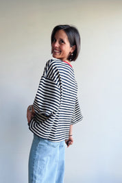 Lieva t-shirt marine rood