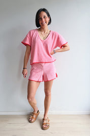 Bady top roze