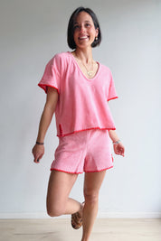 Bady top roze