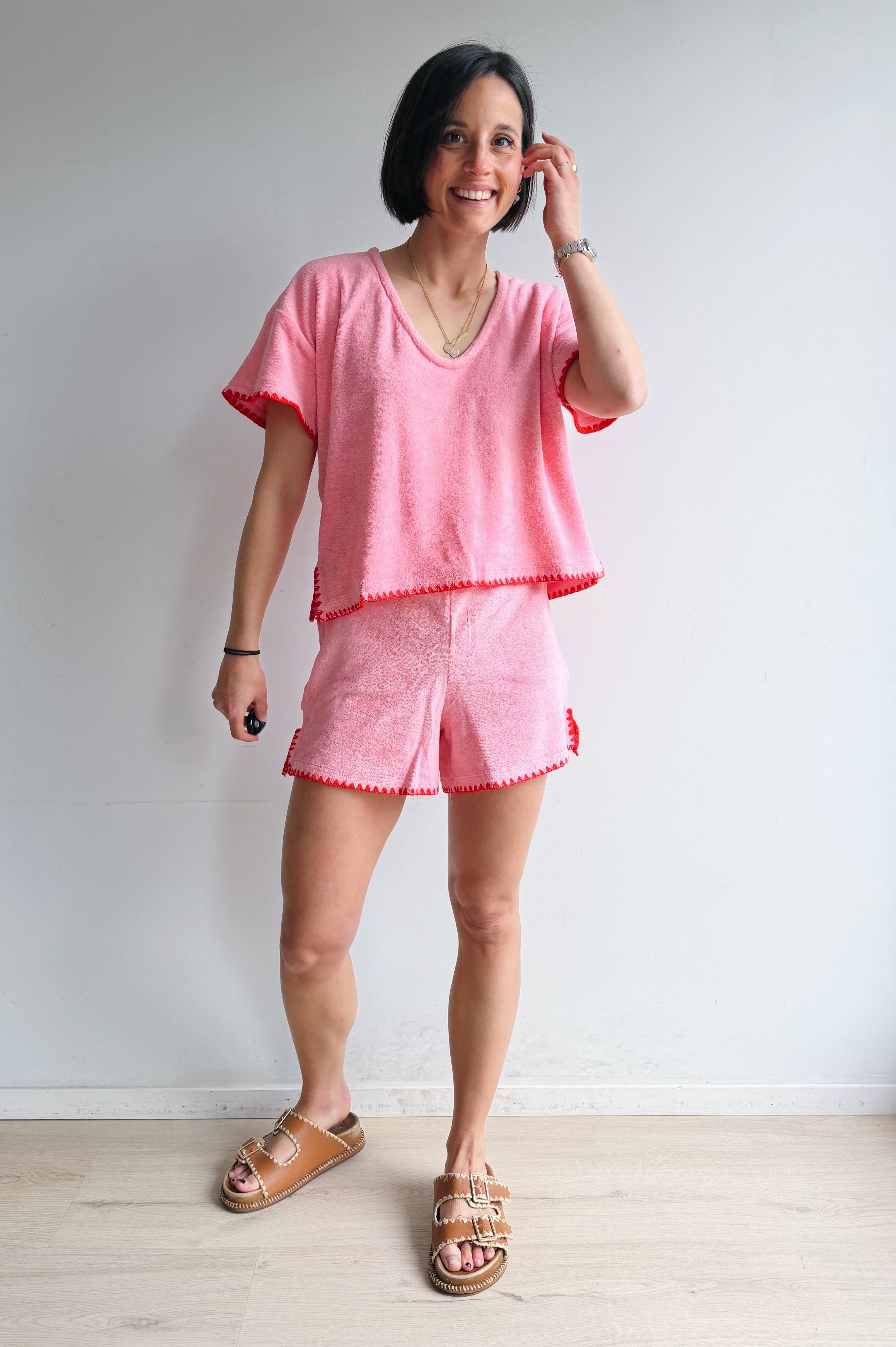 Bady top roze