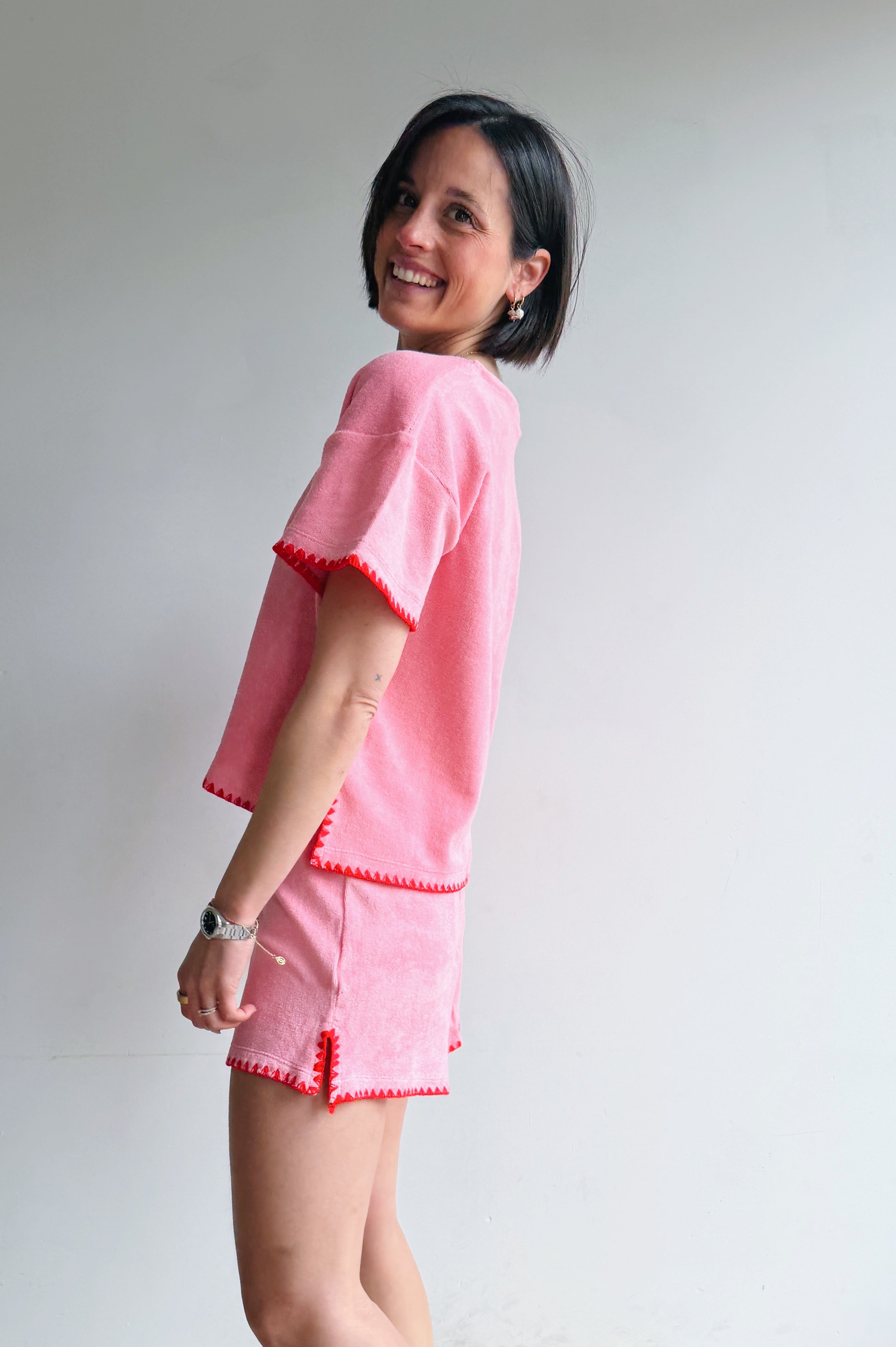 Bady top roze