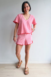 Bady top roze