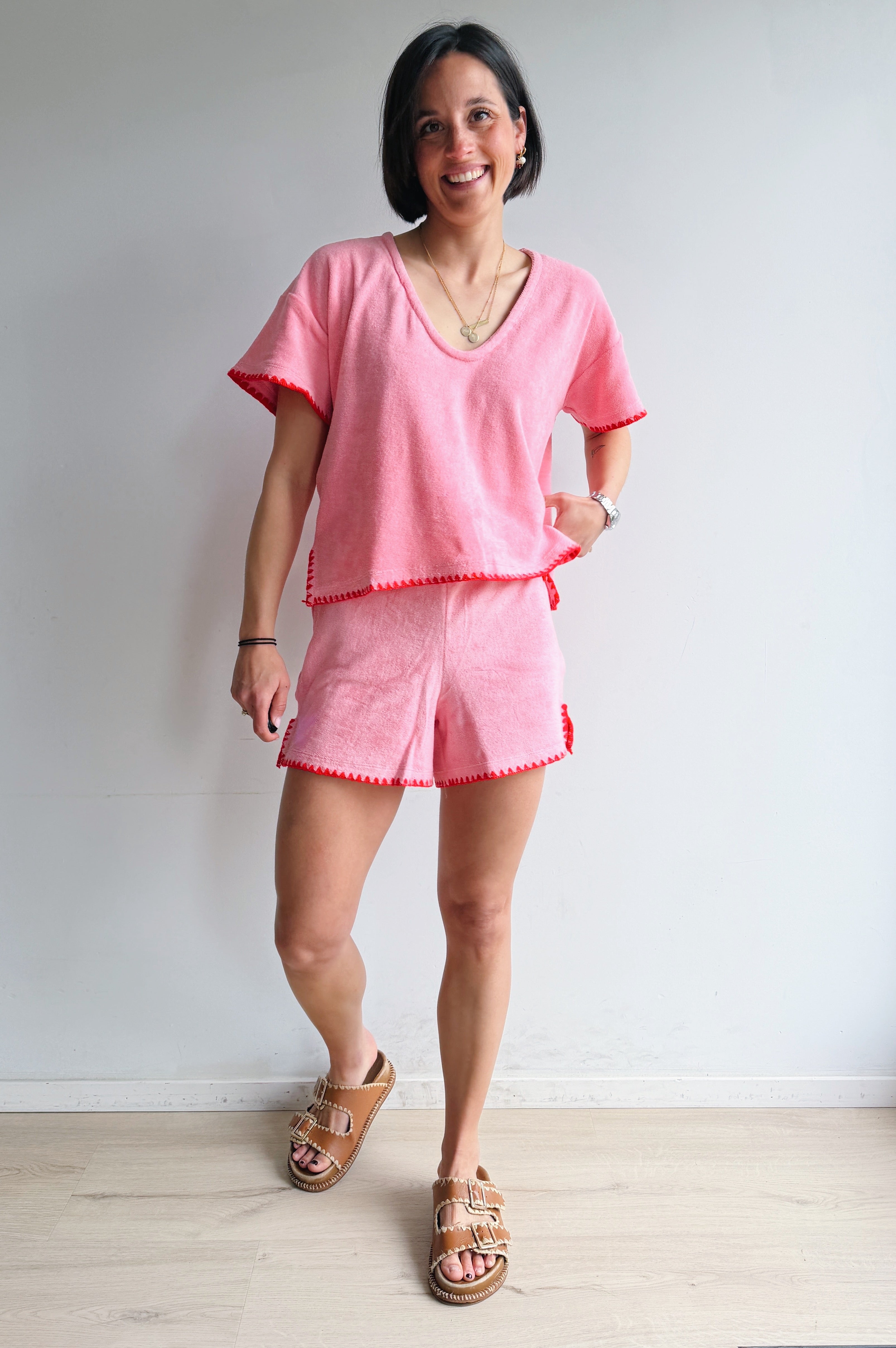 Bady top roze
