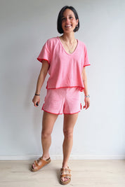 Bady top roze