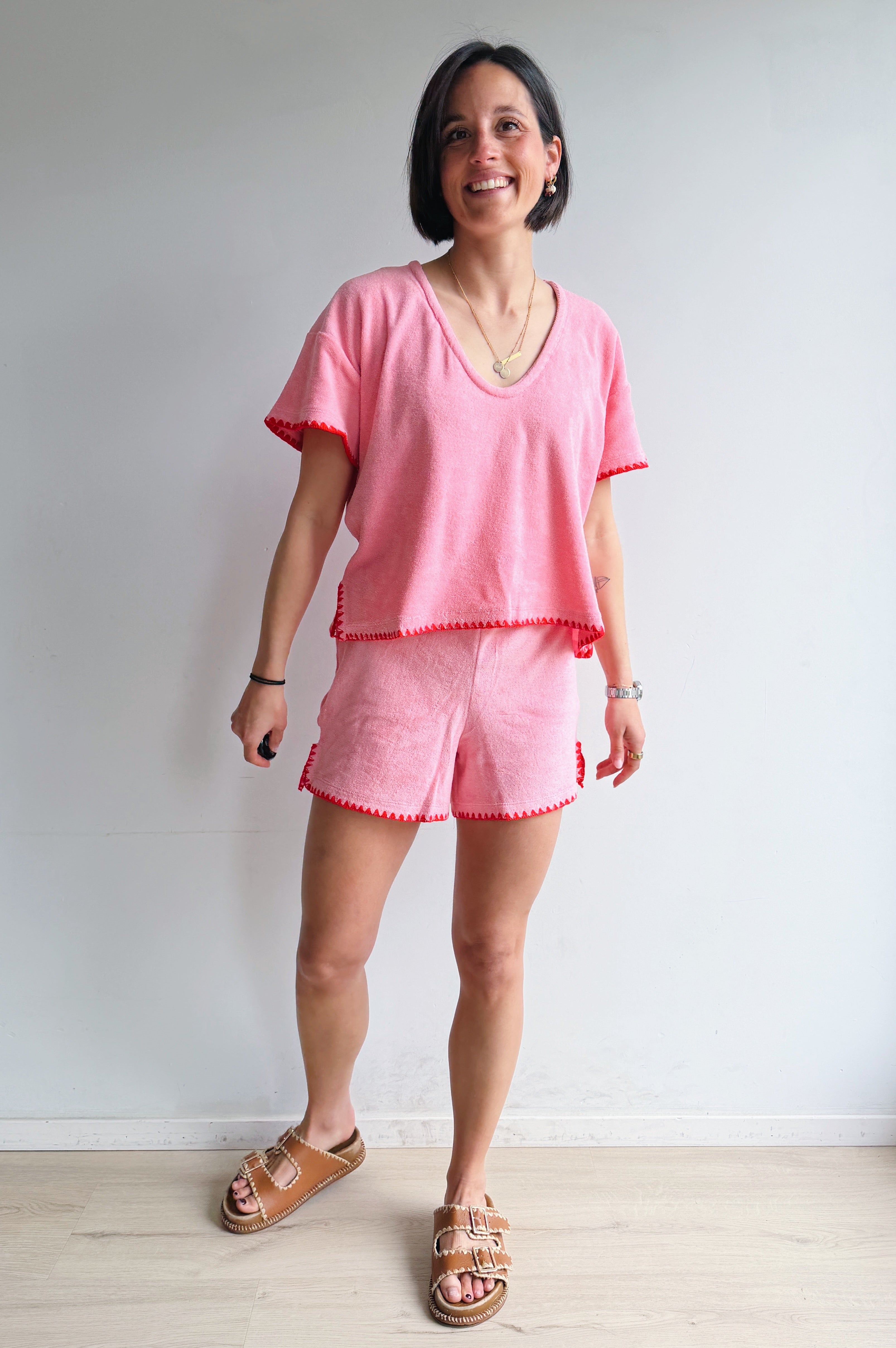 Bady top roze