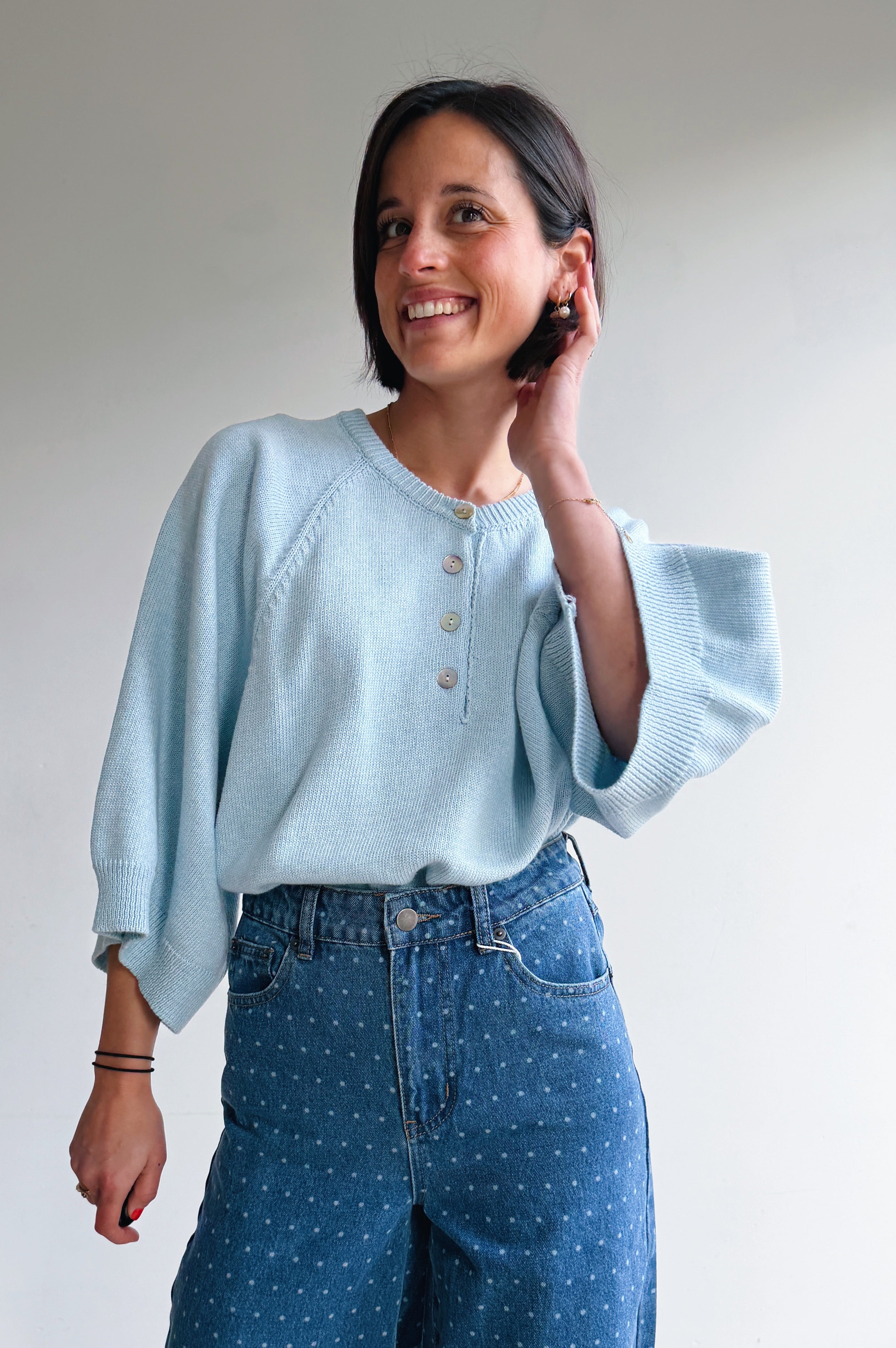 Moony pulletje lichtblauw