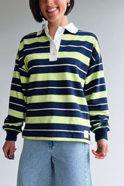 Sweep polo limoen blauw