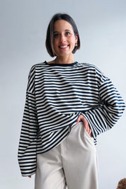 Liva longsleeve marine