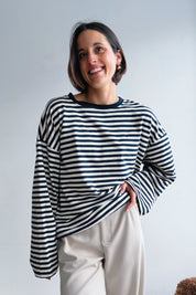 Liva longsleeve marine