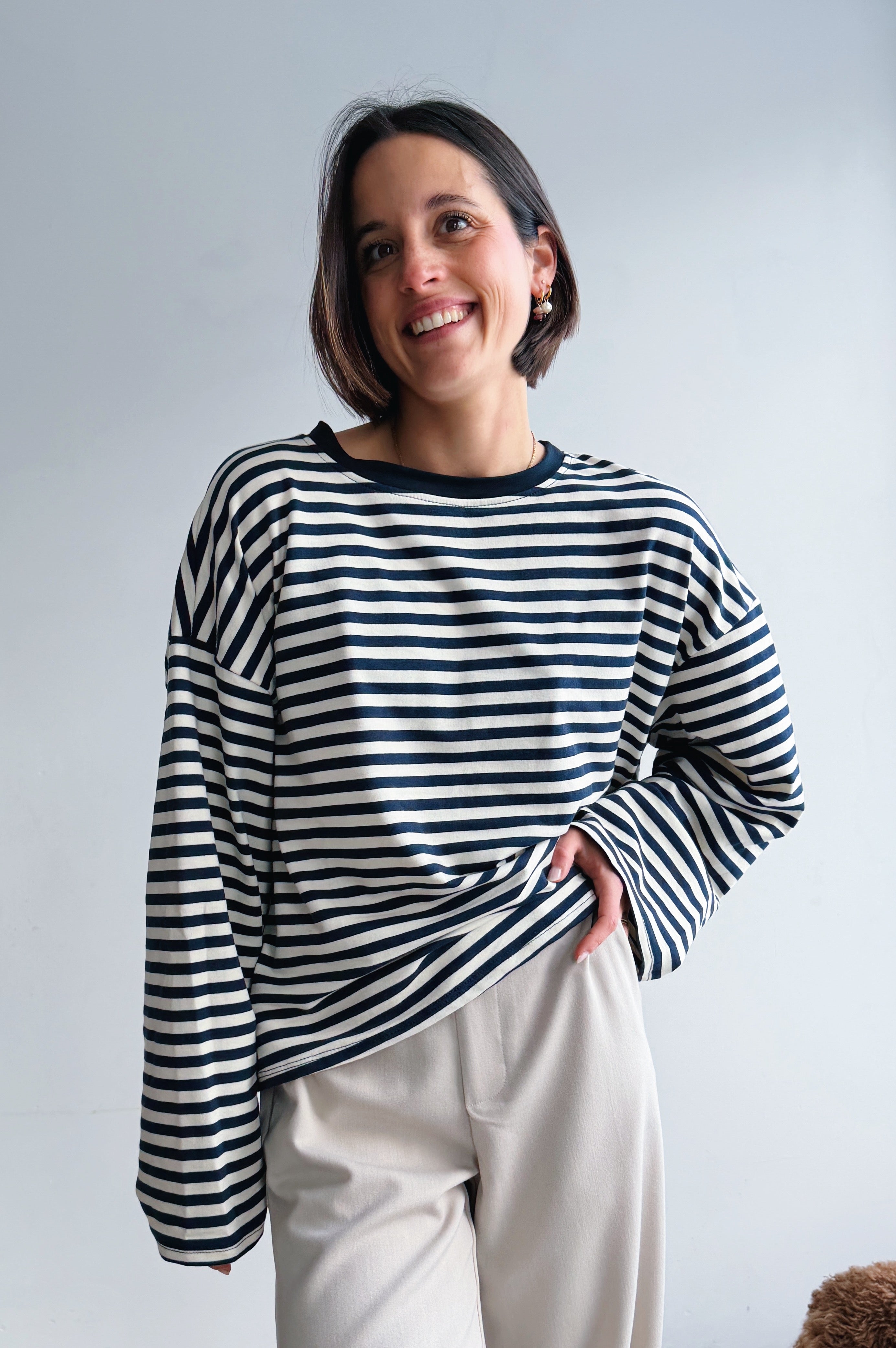 Liva longsleeve marine