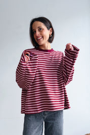 Liva longsleeve bordeaux