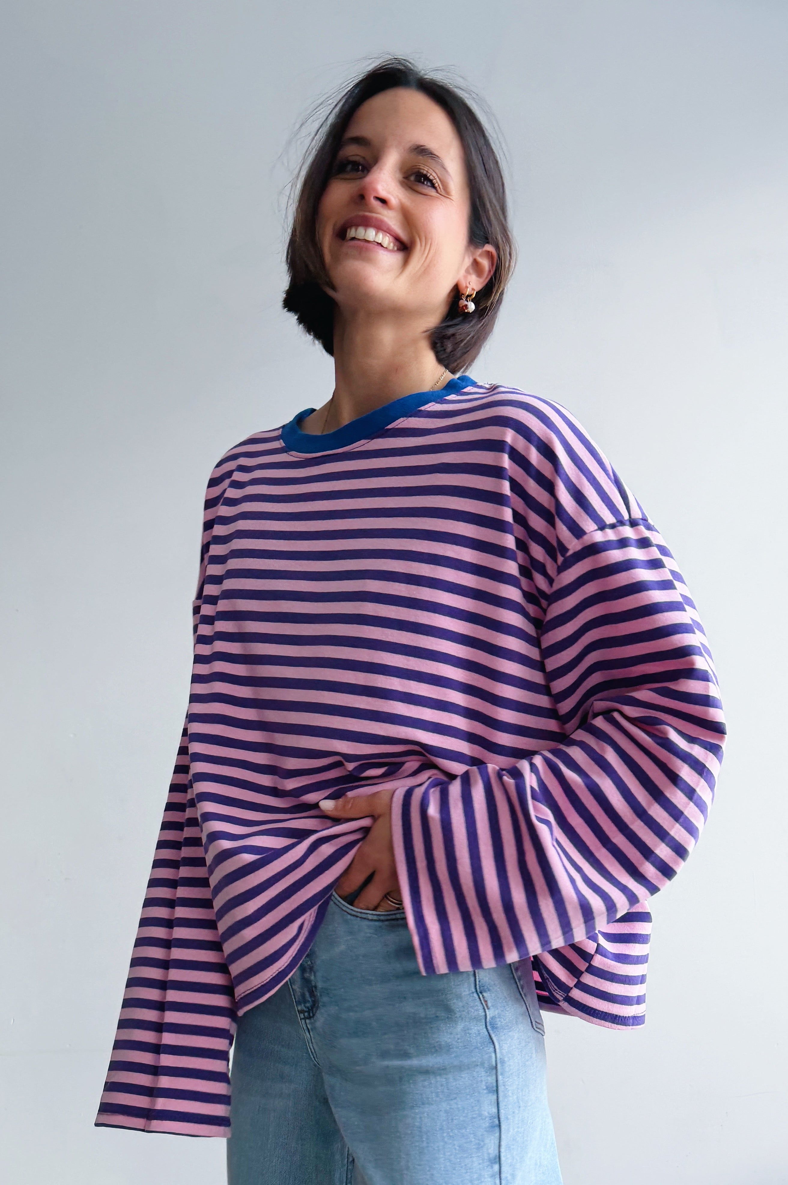 Liva longsleeve paars