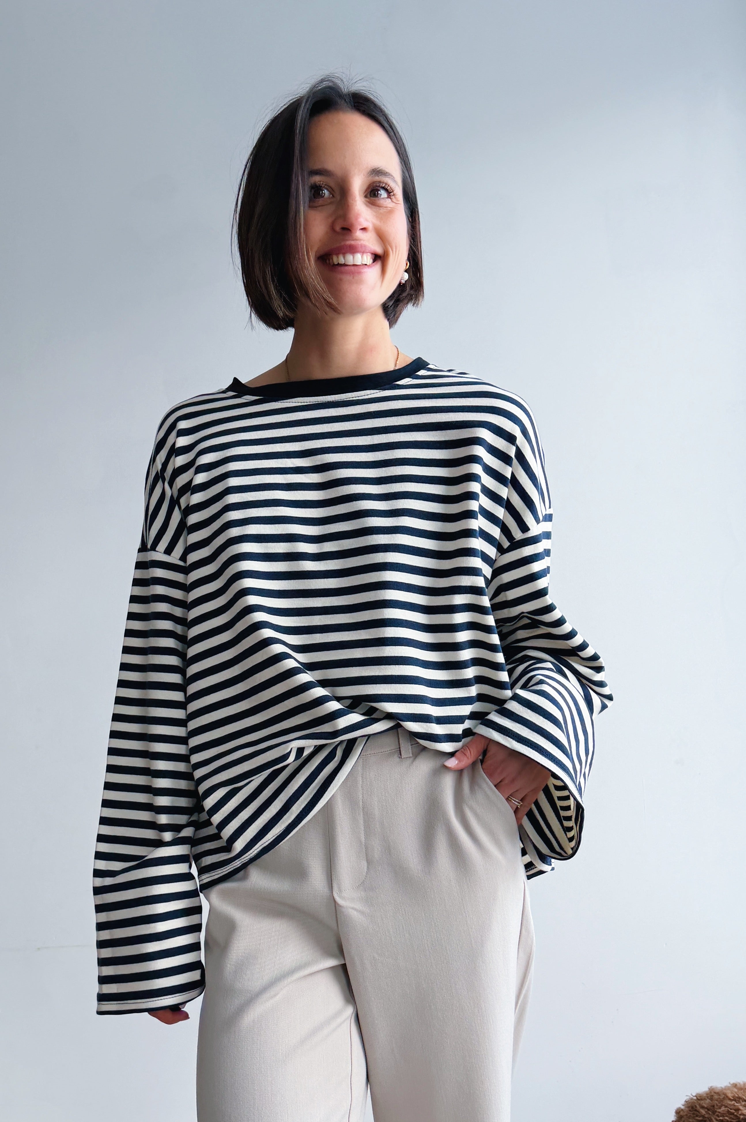 Liva longsleeve marine