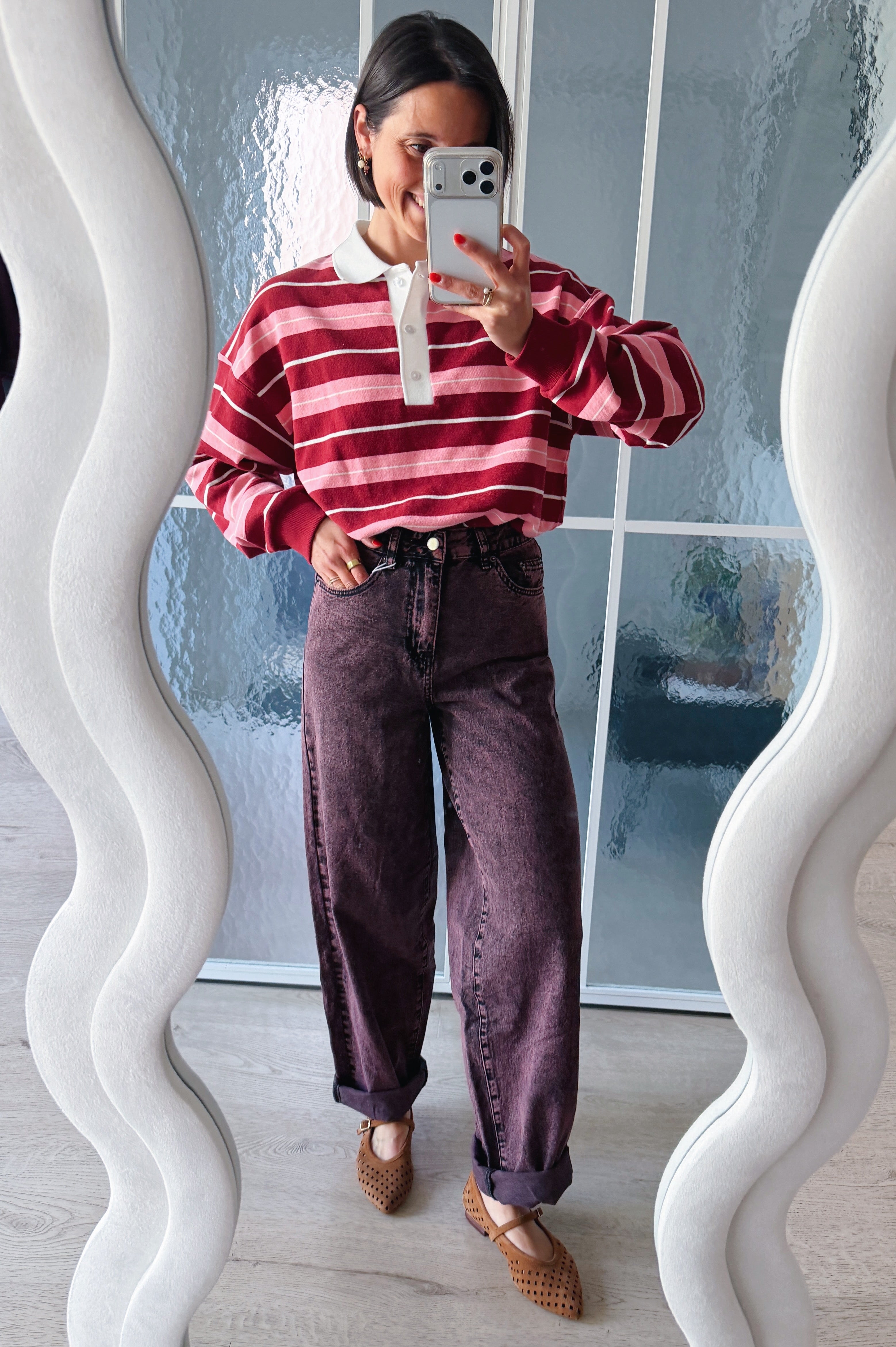 Hellas jeans washed pink